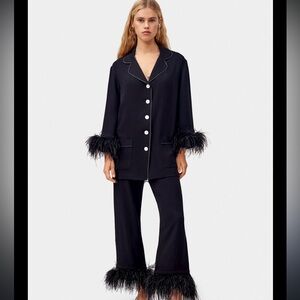 Black Feather sleeper set